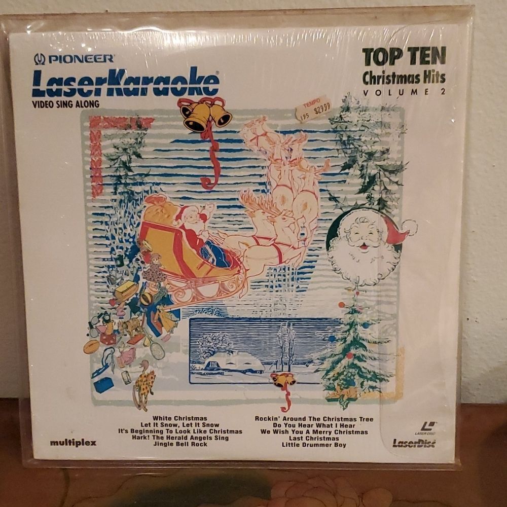 Pioneer Top Ten Christmas Hits Vol. 2 Laser Karaoke Video Sing Along Album